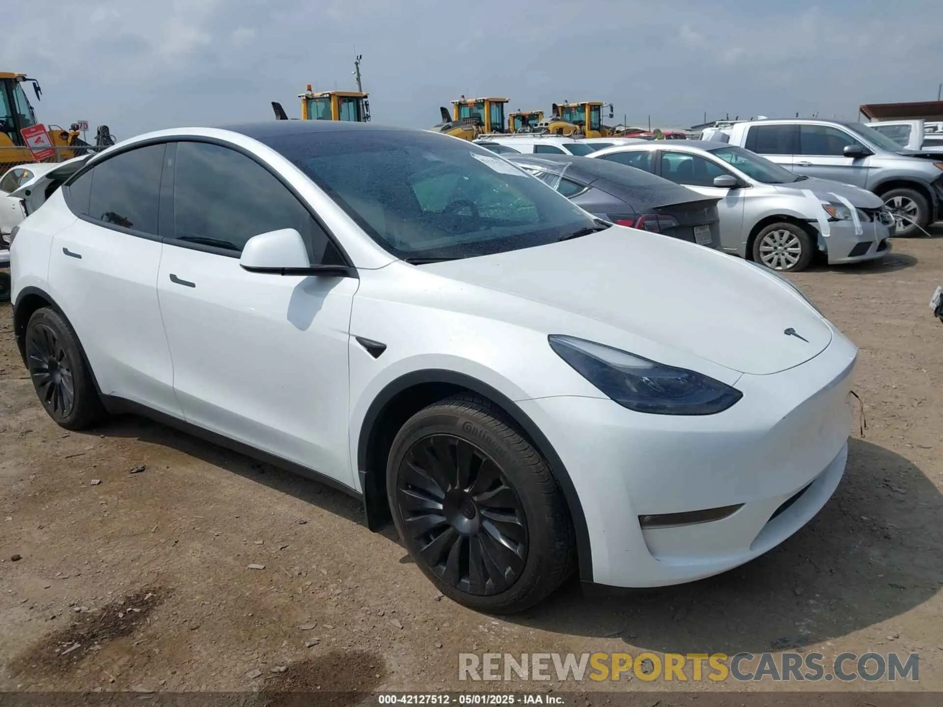 1 Photograph of a damaged car 7SAYGAEEXPF776370 TESLA MODEL Y 2023