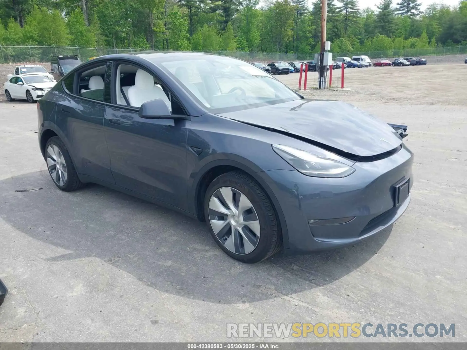 1 Photograph of a damaged car 7SAYGAEEXPF856428 TESLA MODEL Y 2023