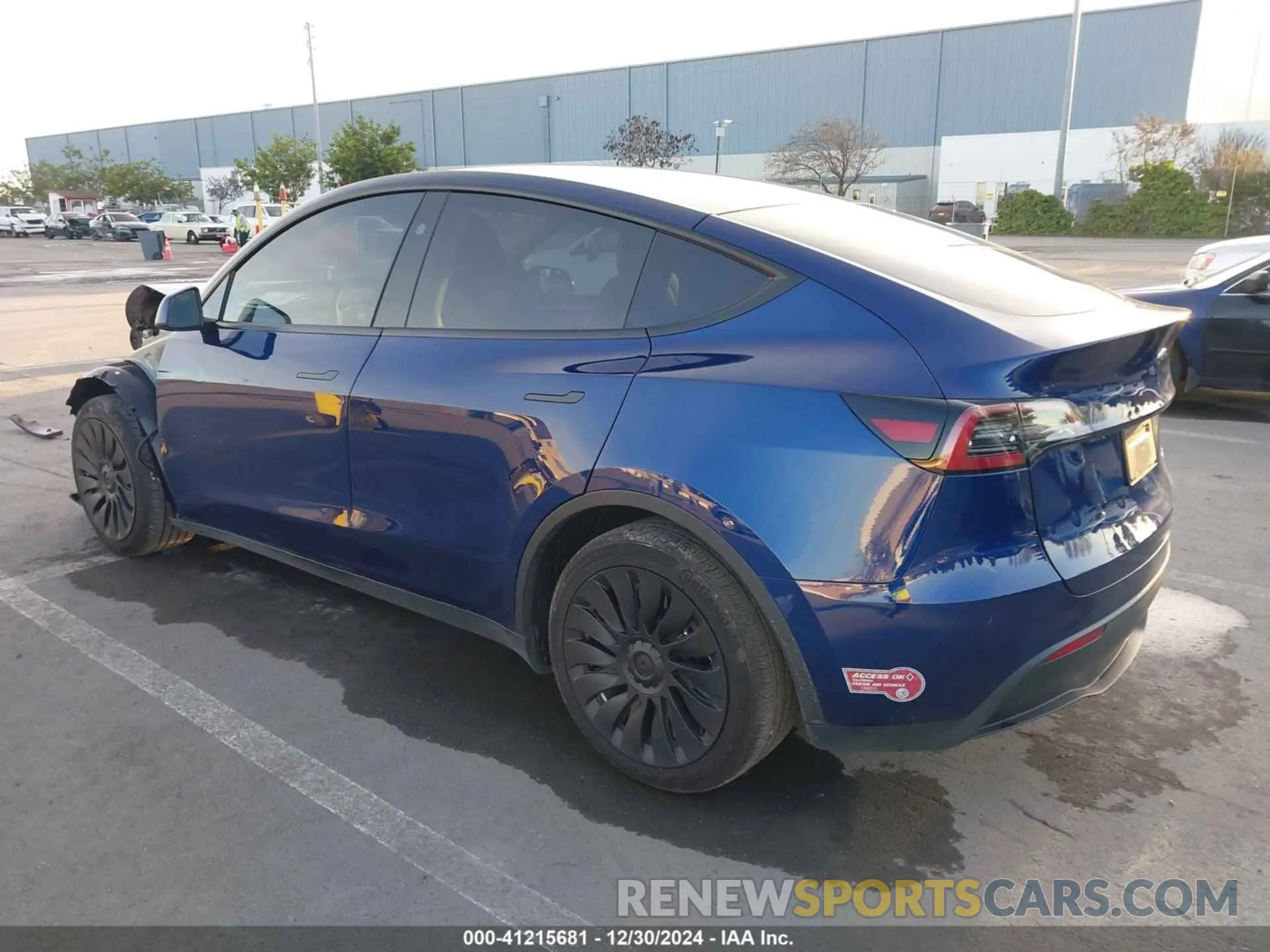 3 Photograph of a damaged car 7SAYGAEEXPF966153 TESLA MODEL Y 2023
