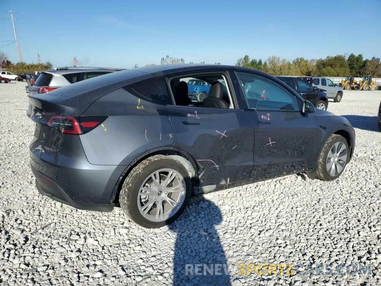 3 Photograph of a damaged car 7SAYGAEEXPF979422 TESLA MODEL Y 2023