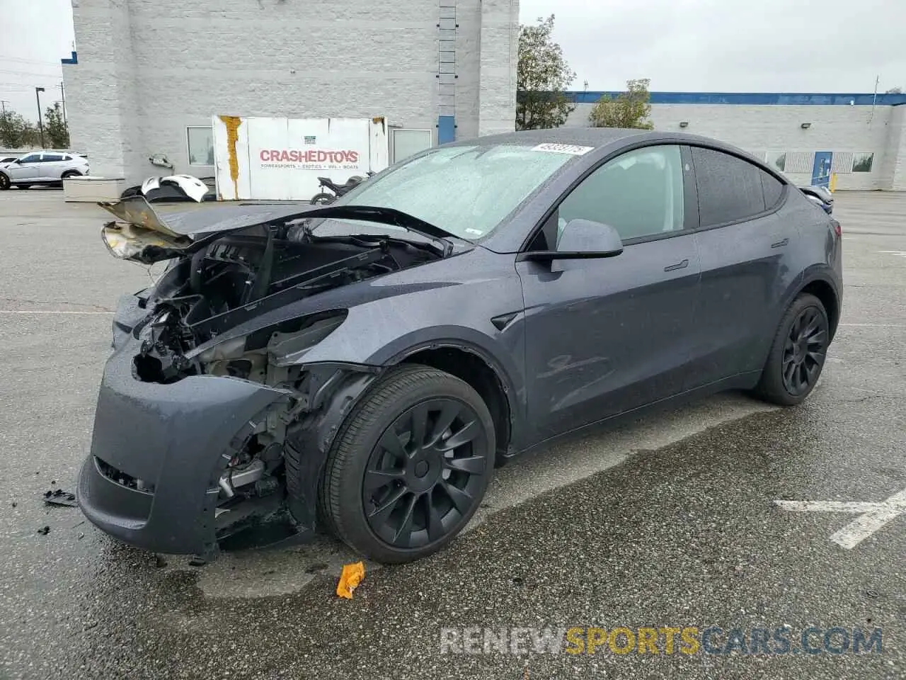 1 Photograph of a damaged car 7SAYGDED0PF977817 TESLA MODEL Y 2023