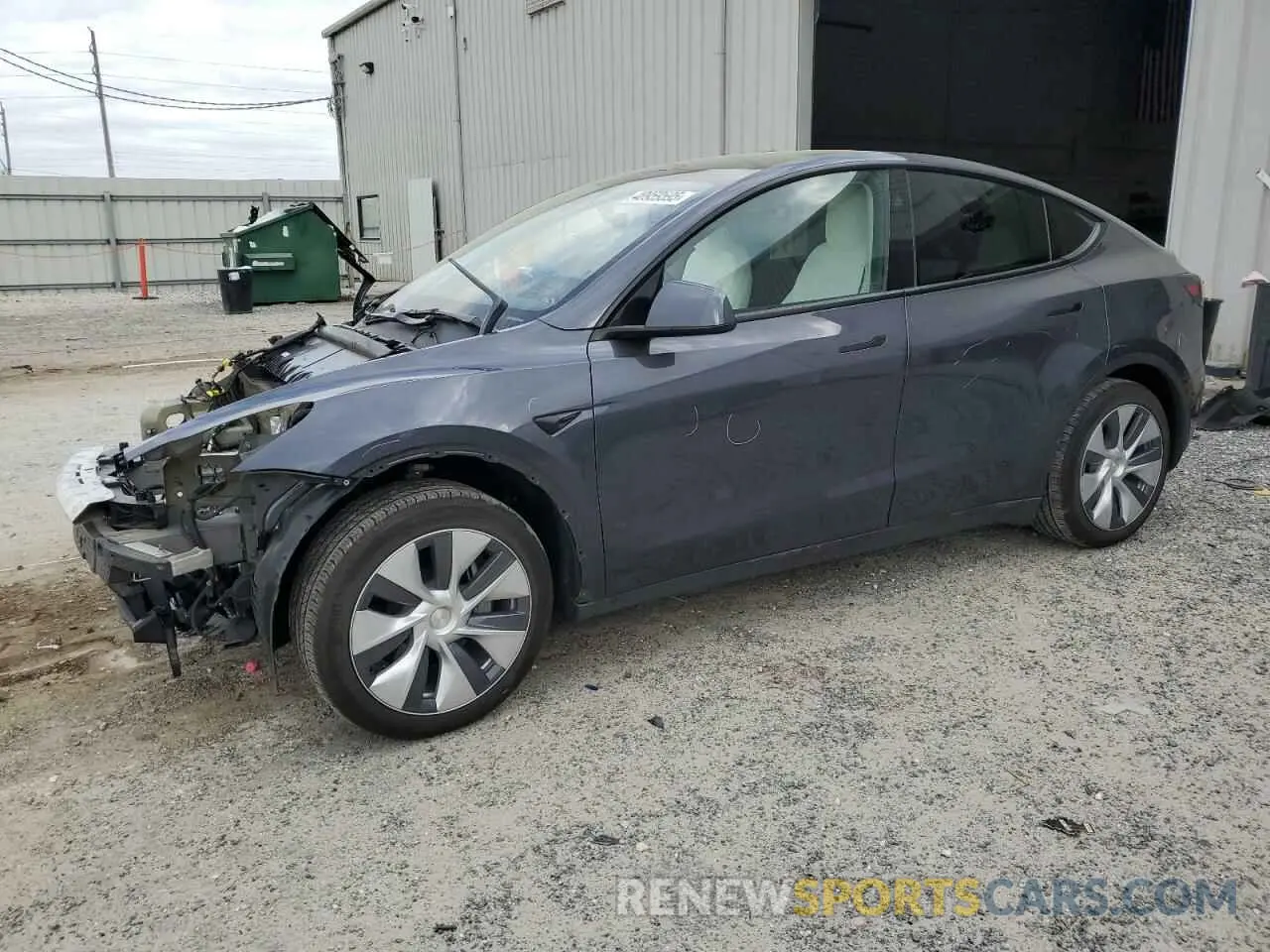 1 Photograph of a damaged car 7SAYGDED1PF913589 TESLA MODEL Y 2023