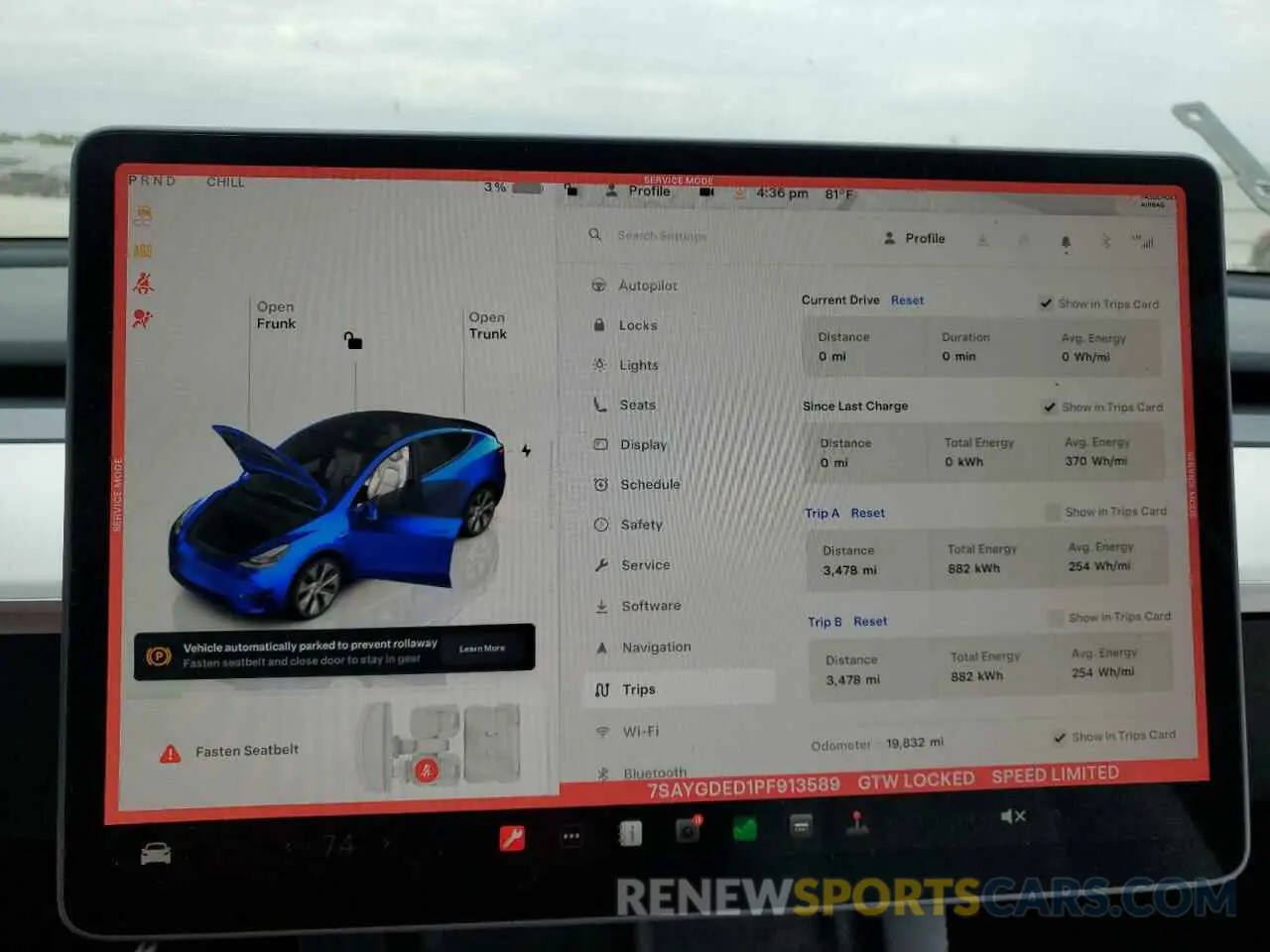 9 Photograph of a damaged car 7SAYGDED1PF913589 TESLA MODEL Y 2023