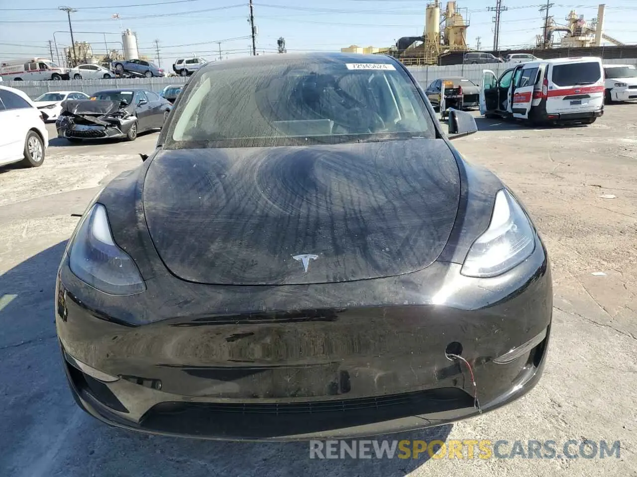5 Фотография поврежденного автомобиля 7SAYGDED1PF979477 TESLA MODEL Y 2023