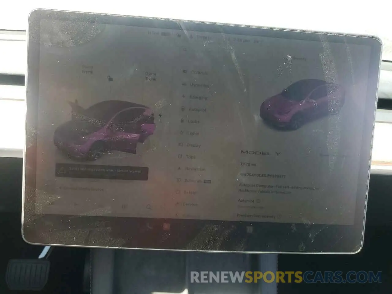 9 Фотография поврежденного автомобиля 7SAYGDED1PF979477 TESLA MODEL Y 2023