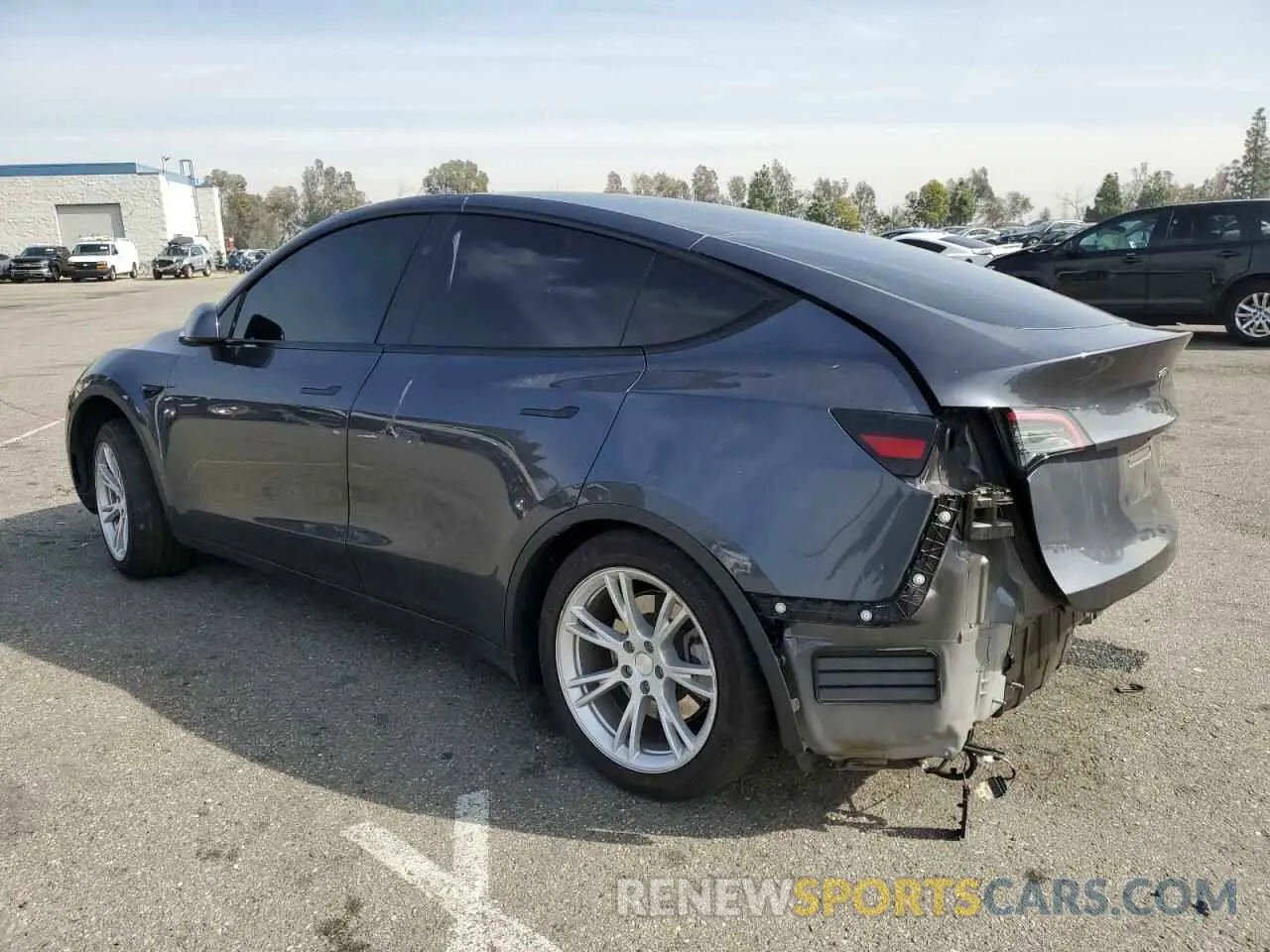 2 Photograph of a damaged car 7SAYGDED1PF979995 TESLA MODEL Y 2023