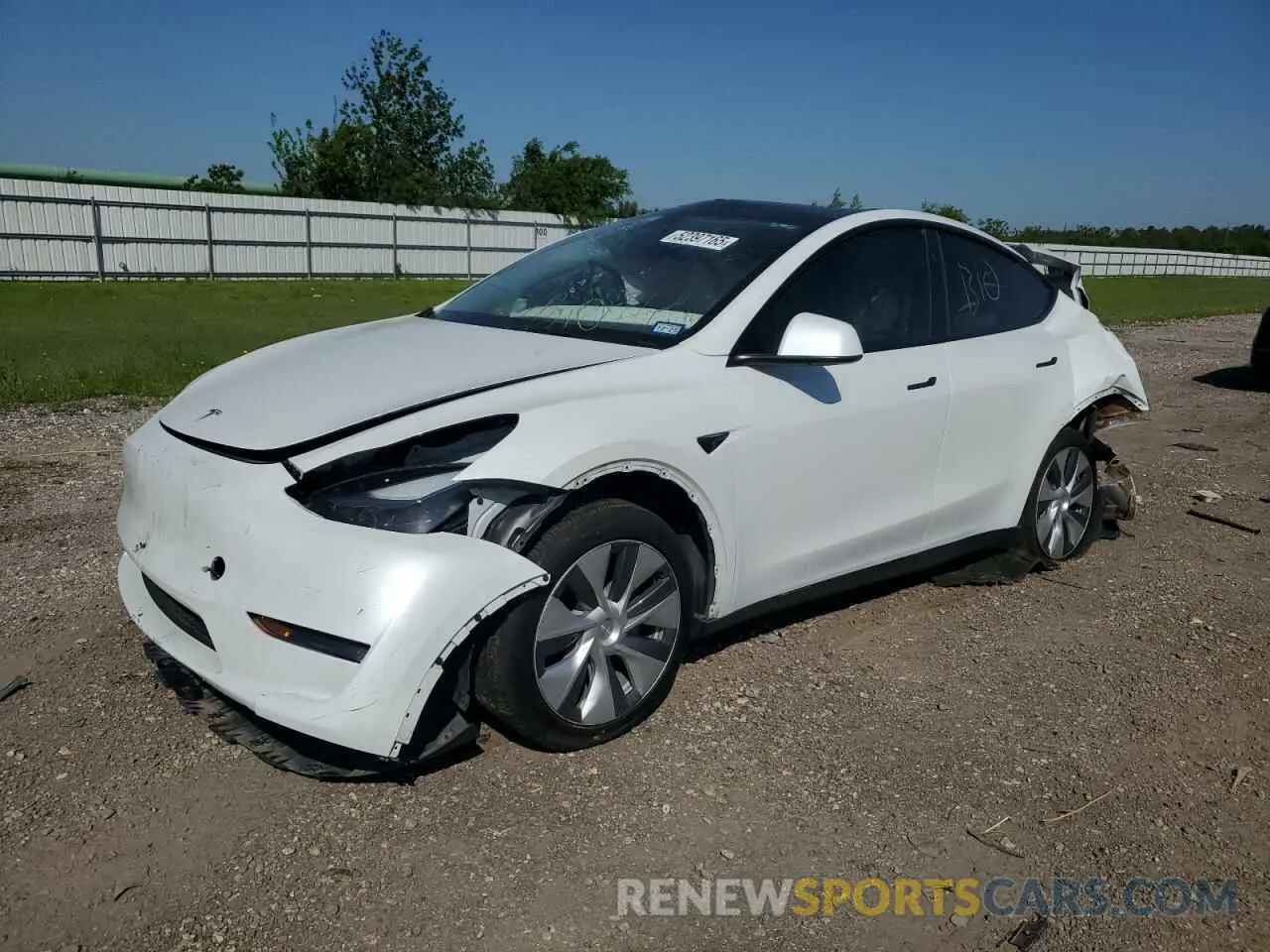 1 Photograph of a damaged car 7SAYGDED2PF916436 TESLA MODEL Y 2023