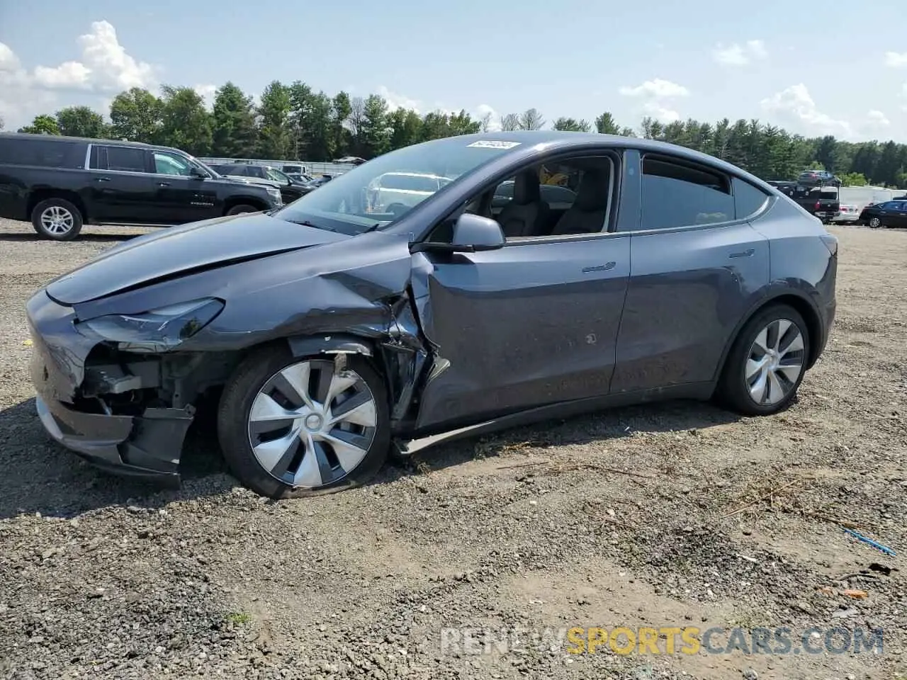 1 Photograph of a damaged car 7SAYGDED2PF934046 TESLA MODEL Y 2023