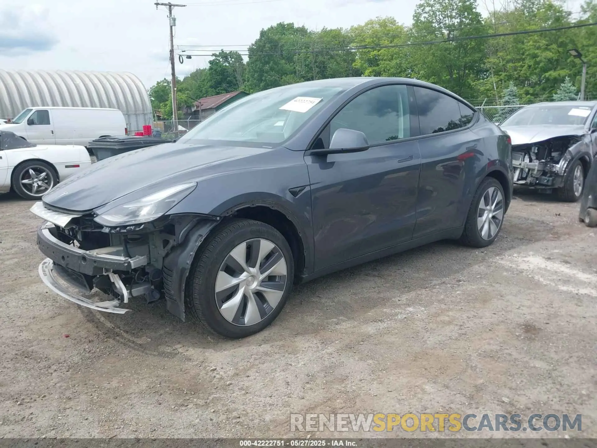 2 Фотография поврежденного автомобиля 7SAYGDED2PF935181 TESLA MODEL Y 2023