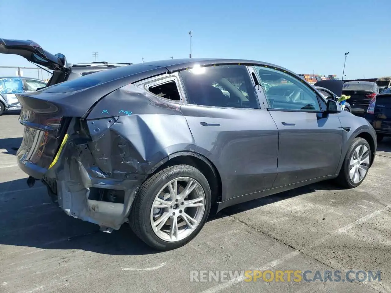 3 Фотография поврежденного автомобиля 7SAYGDED3PF949719 TESLA MODEL Y 2023