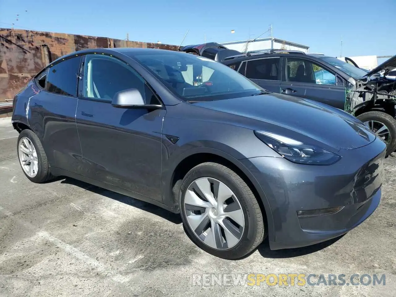4 Фотография поврежденного автомобиля 7SAYGDED3PF949719 TESLA MODEL Y 2023
