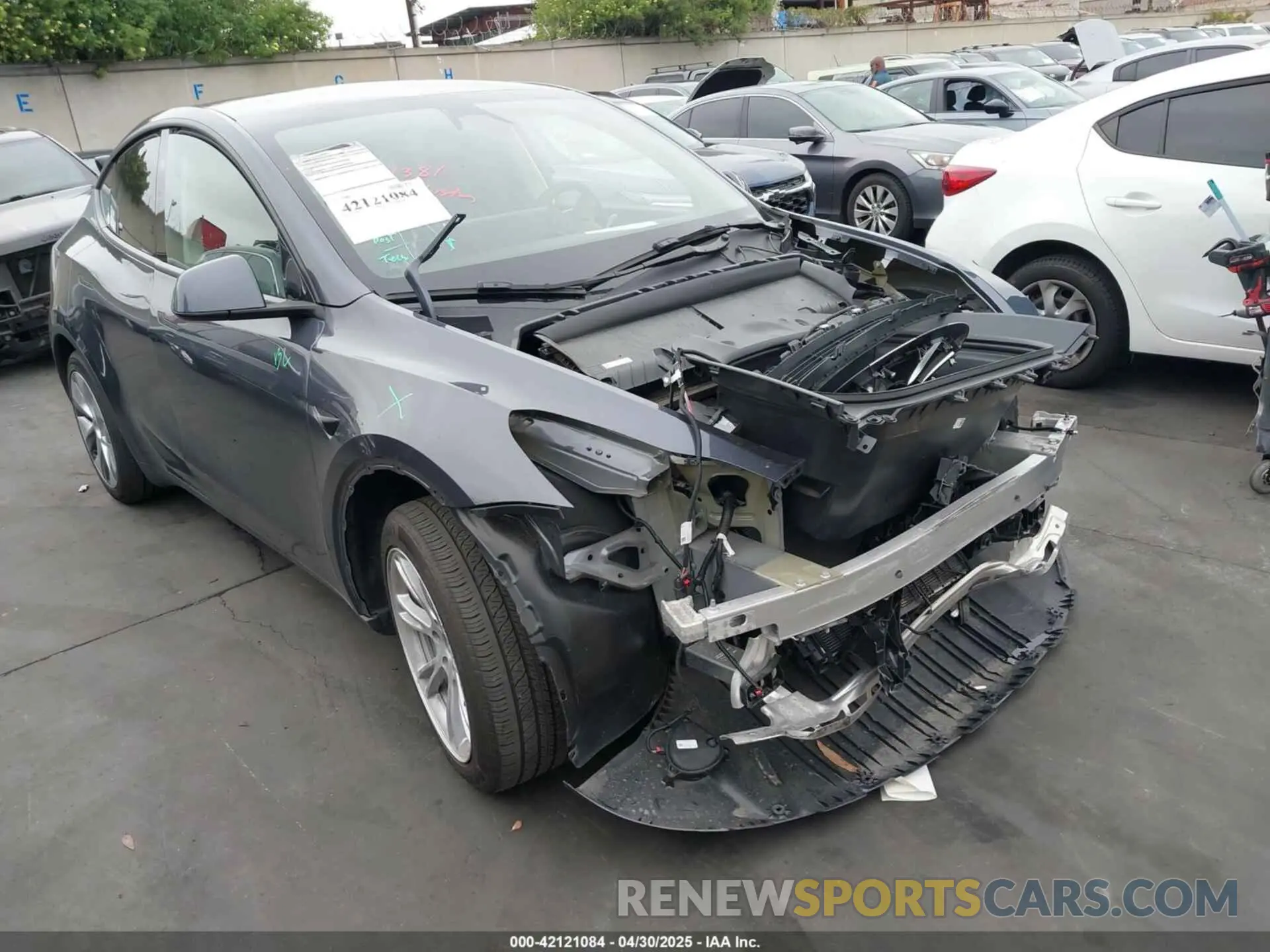1 Photograph of a damaged car 7SAYGDED3PF962583 TESLA MODEL Y 2023