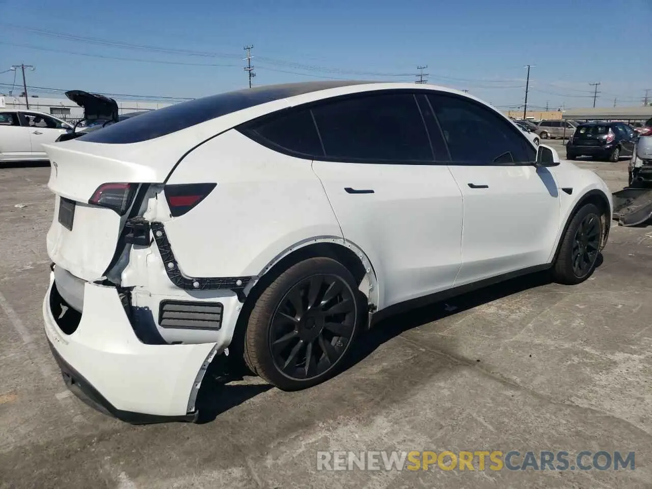 3 Фотография поврежденного автомобиля 7SAYGDED5PF967008 TESLA MODEL Y 2023