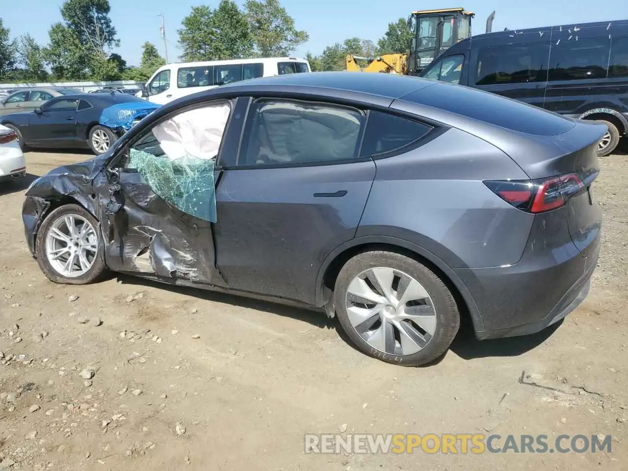 2 Photograph of a damaged car 7SAYGDED6PF930615 TESLA MODEL Y 2023