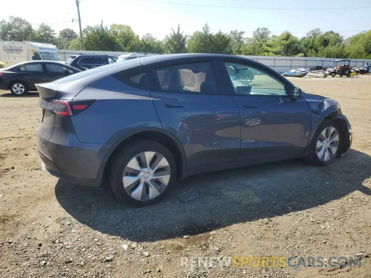3 Photograph of a damaged car 7SAYGDED6PF930615 TESLA MODEL Y 2023