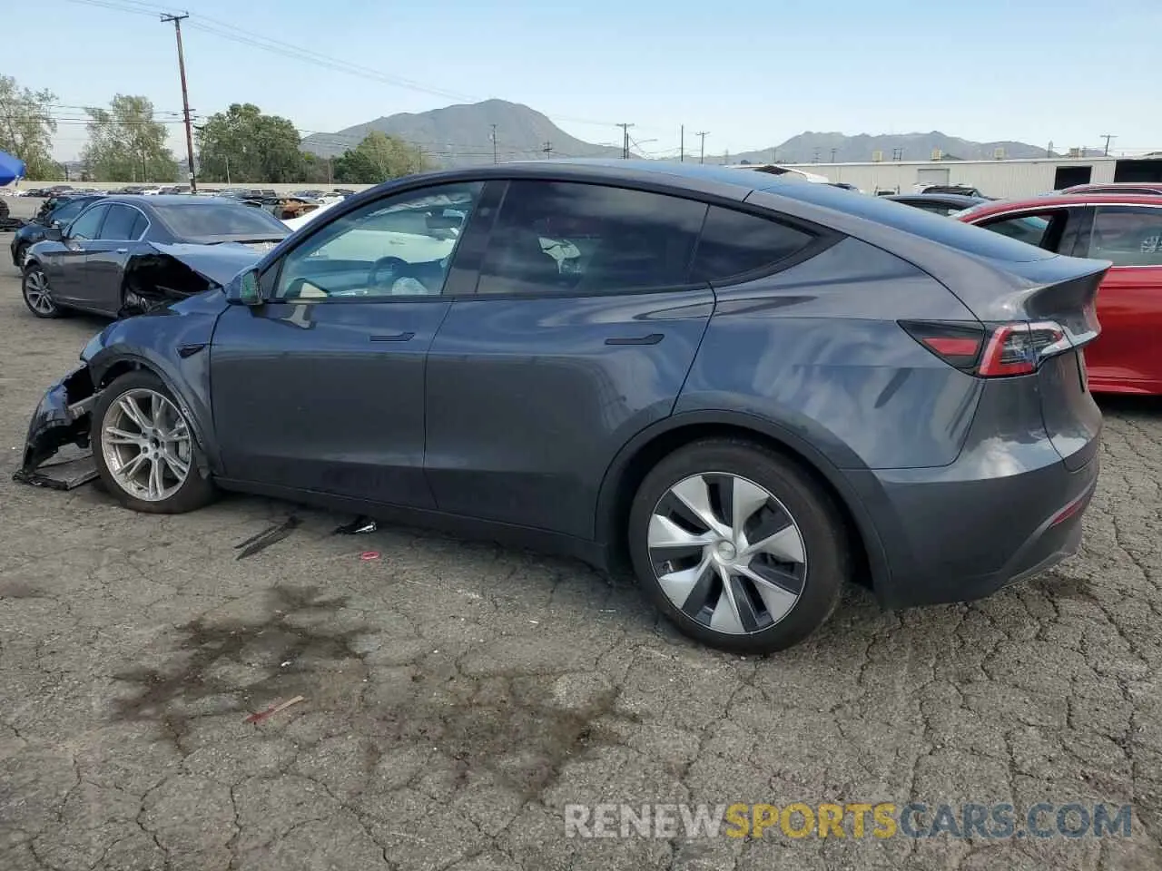2 Photograph of a damaged car 7SAYGDED7PF967141 TESLA MODEL Y 2023