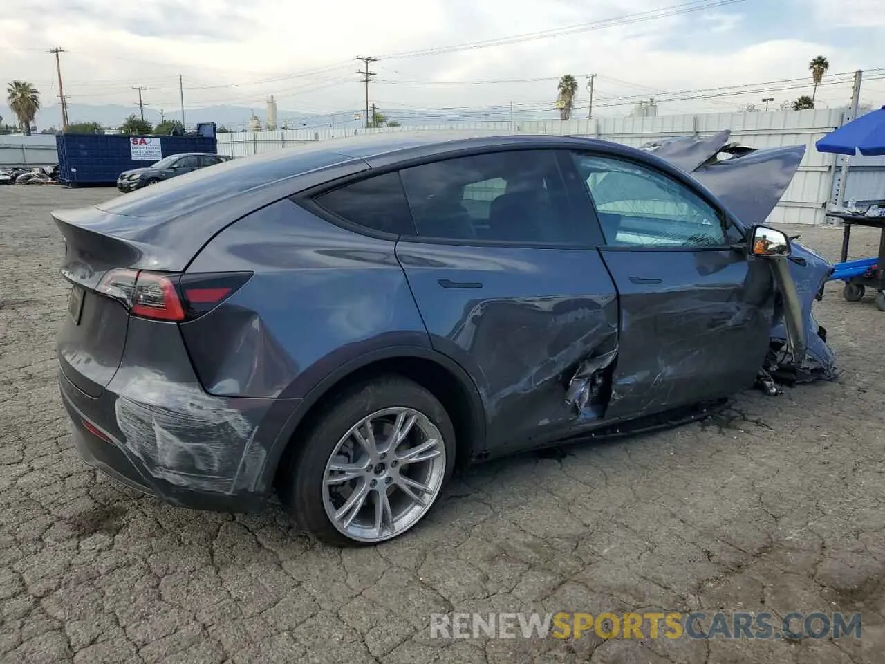3 Photograph of a damaged car 7SAYGDED7PF967141 TESLA MODEL Y 2023