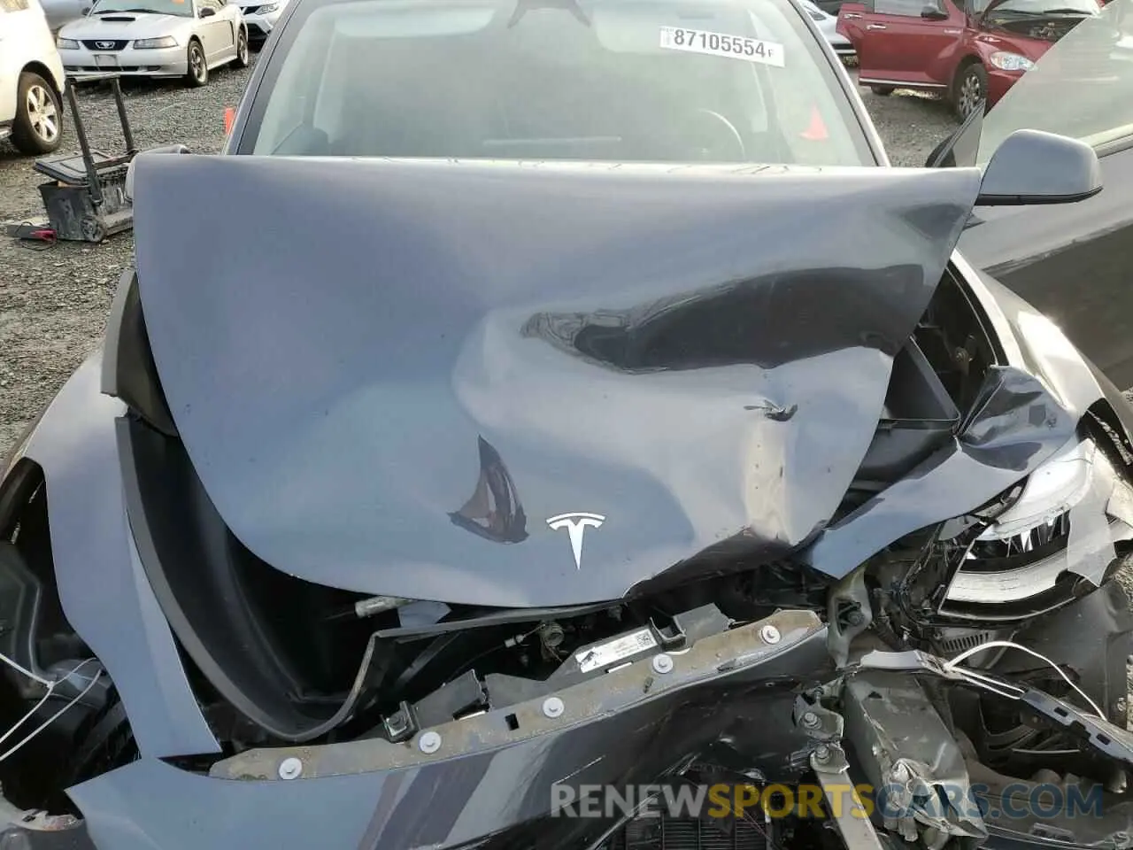 12 Photograph of a damaged car 7SAYGDED8PF934679 TESLA MODEL Y 2023