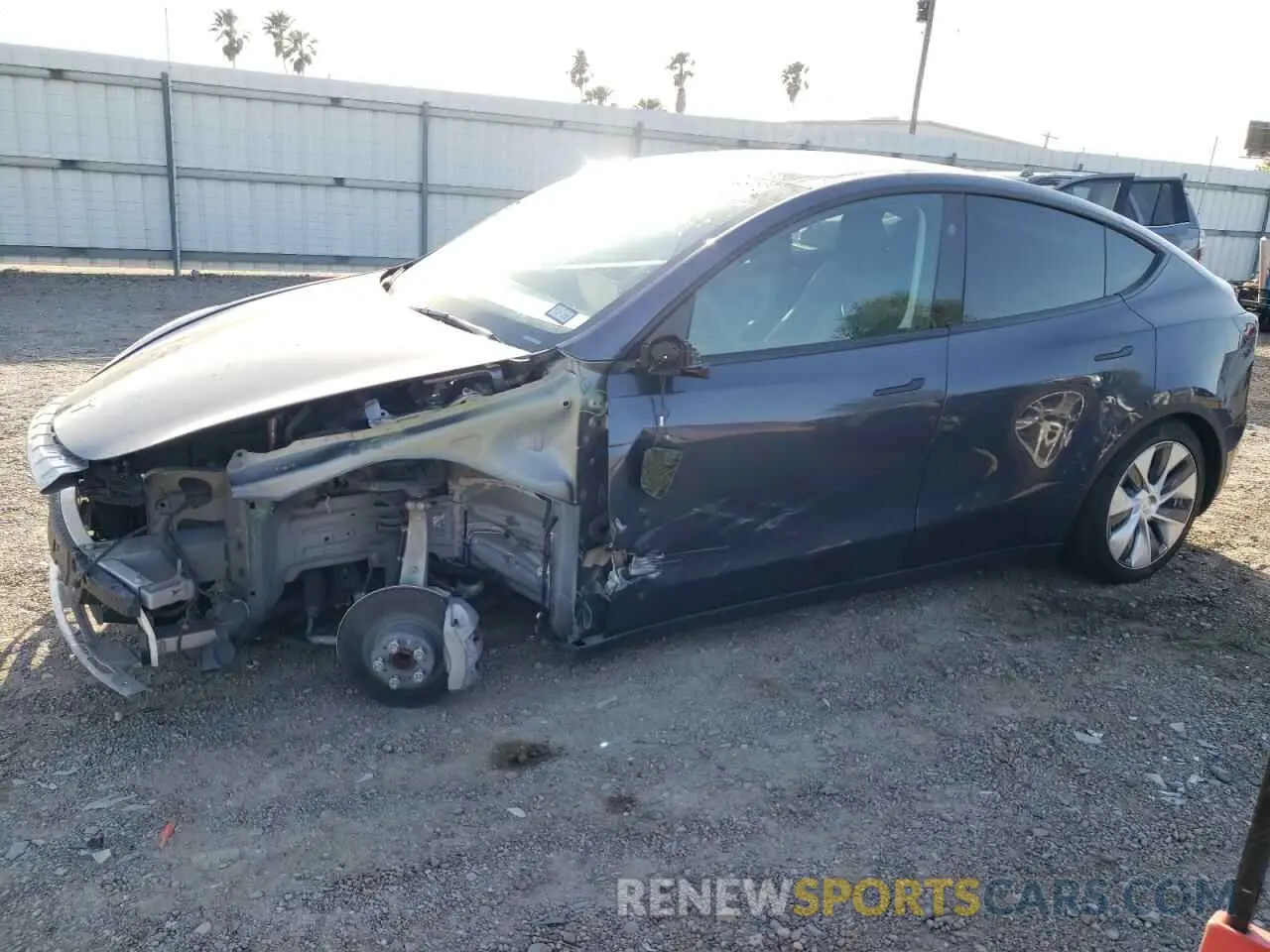 1 Фотография поврежденного автомобиля 7SAYGDED8PF958836 TESLA MODEL Y 2023