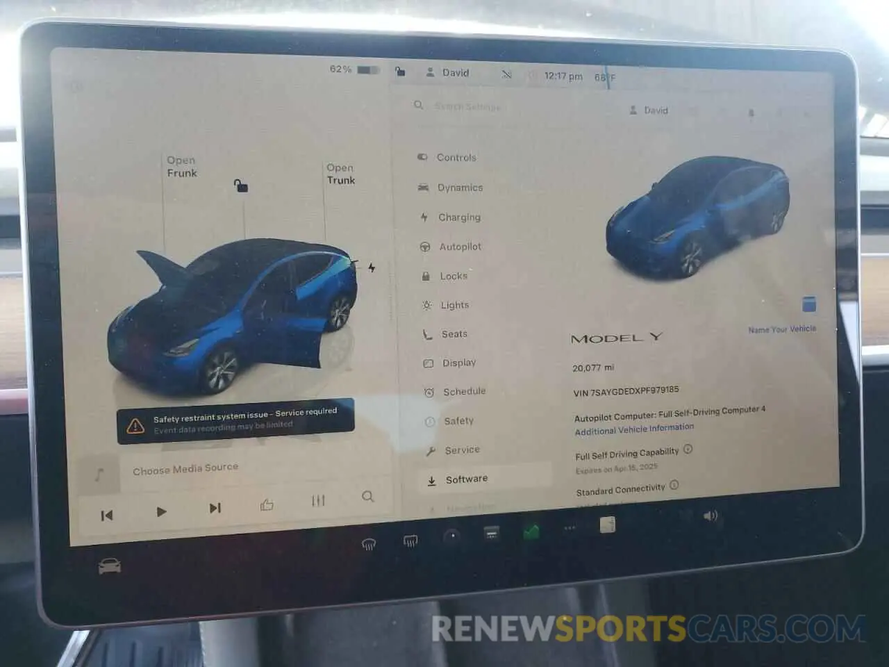 9 Фотография поврежденного автомобиля 7SAYGDEDXPF979185 TESLA MODEL Y 2023