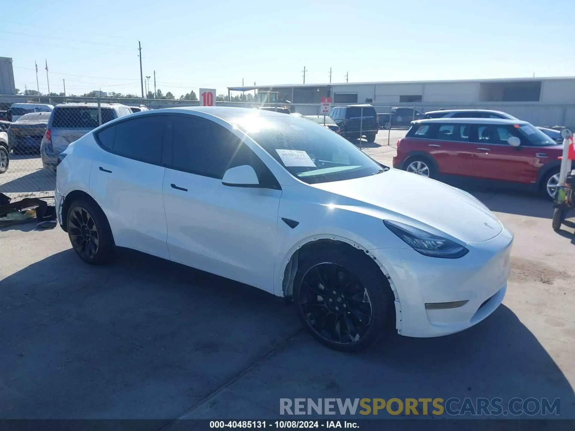1 Photograph of a damaged car 7SAYGDEE0PA030461 TESLA MODEL Y 2023