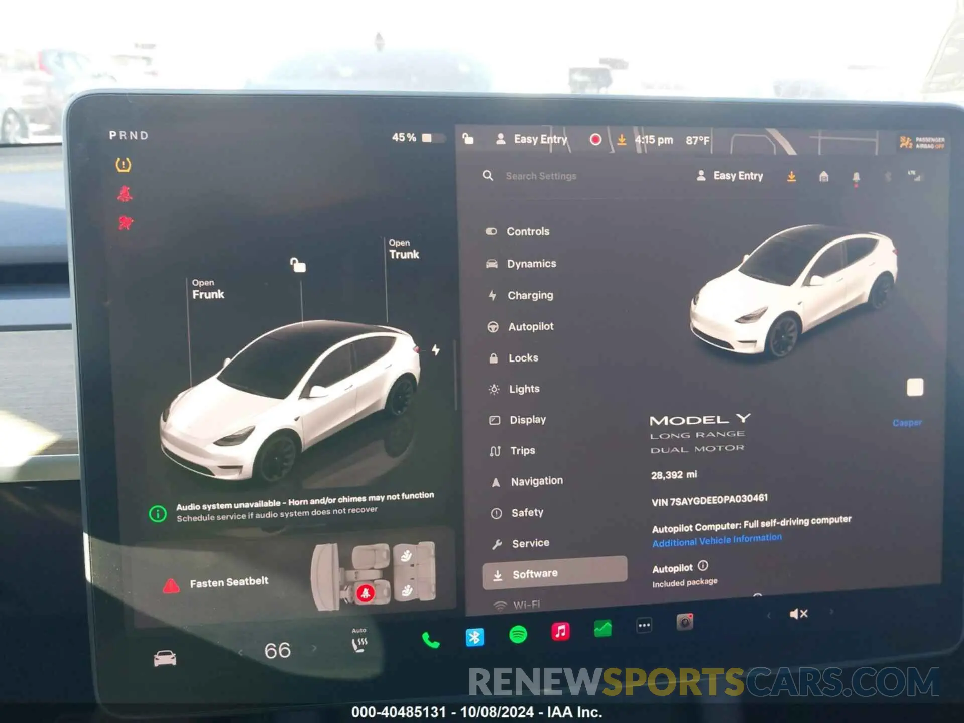 7 Photograph of a damaged car 7SAYGDEE0PA030461 TESLA MODEL Y 2023