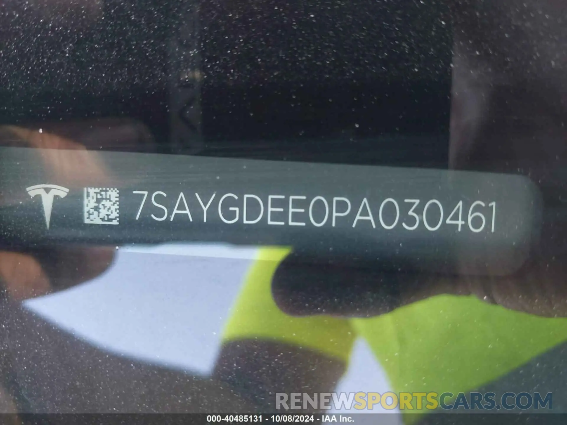 9 Photograph of a damaged car 7SAYGDEE0PA030461 TESLA MODEL Y 2023