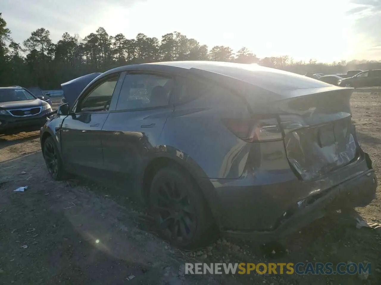 2 Photograph of a damaged car 7SAYGDEE0PA032369 TESLA MODEL Y 2023