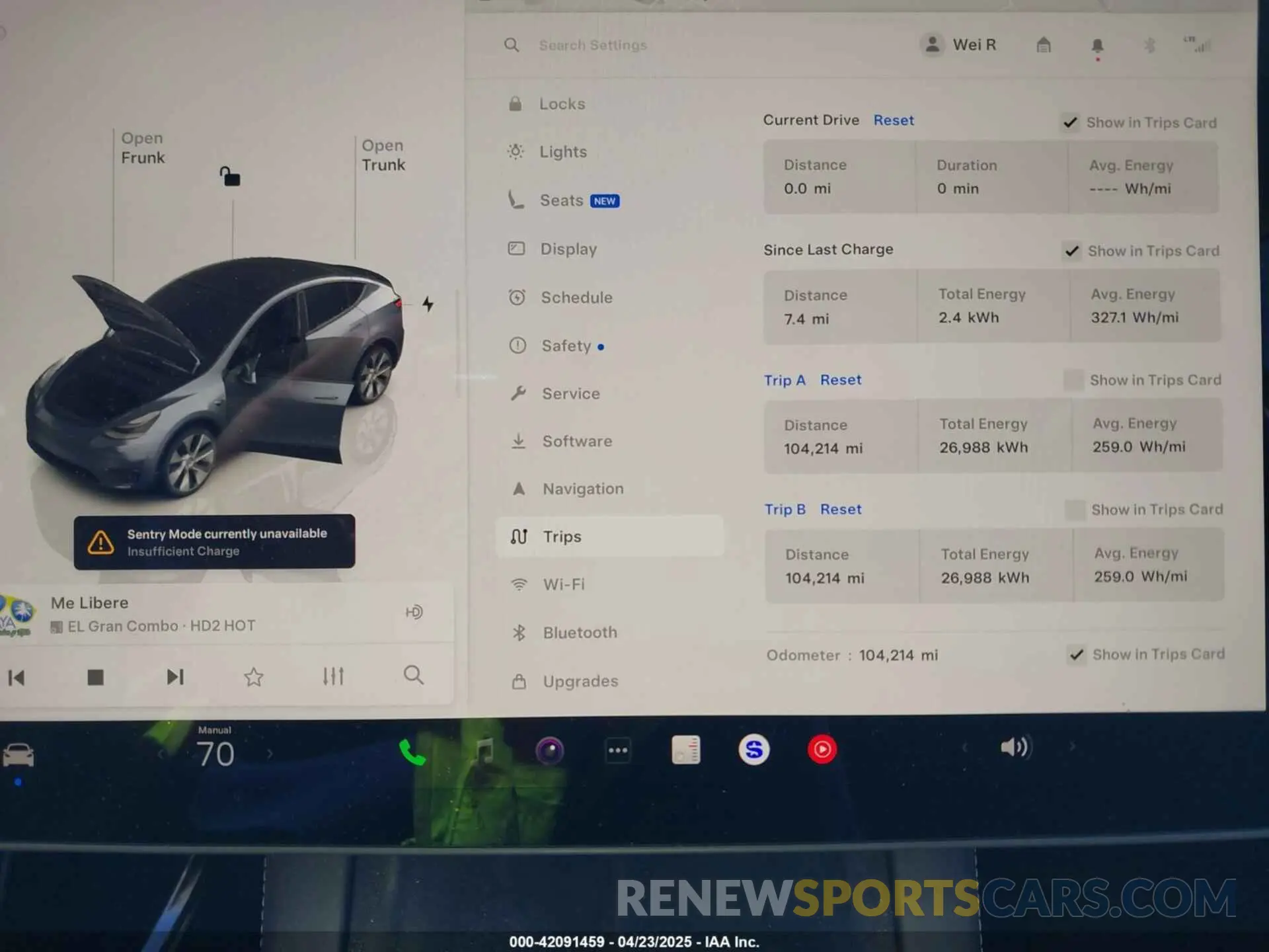 7 Photograph of a damaged car 7SAYGDEE0PA033019 TESLA MODEL Y 2023
