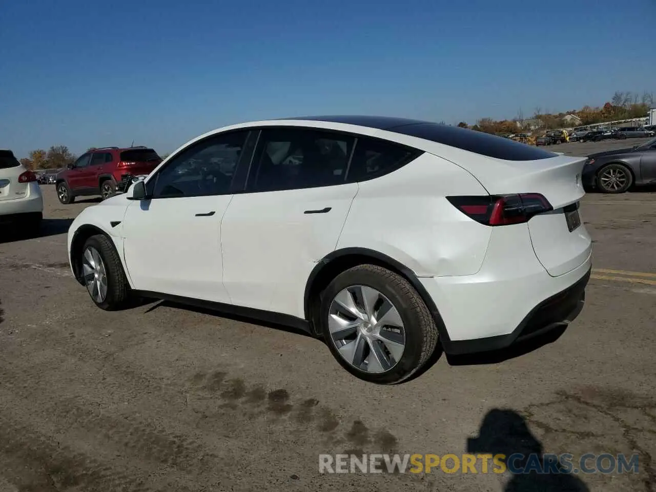 2 Photograph of a damaged car 7SAYGDEE0PA051858 TESLA MODEL Y 2023
