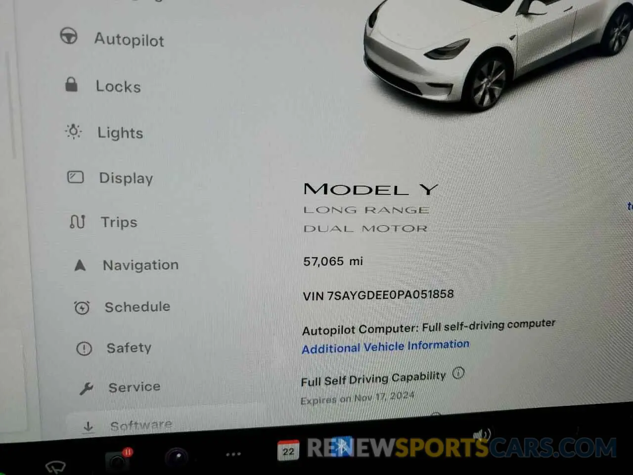 9 Photograph of a damaged car 7SAYGDEE0PA051858 TESLA MODEL Y 2023