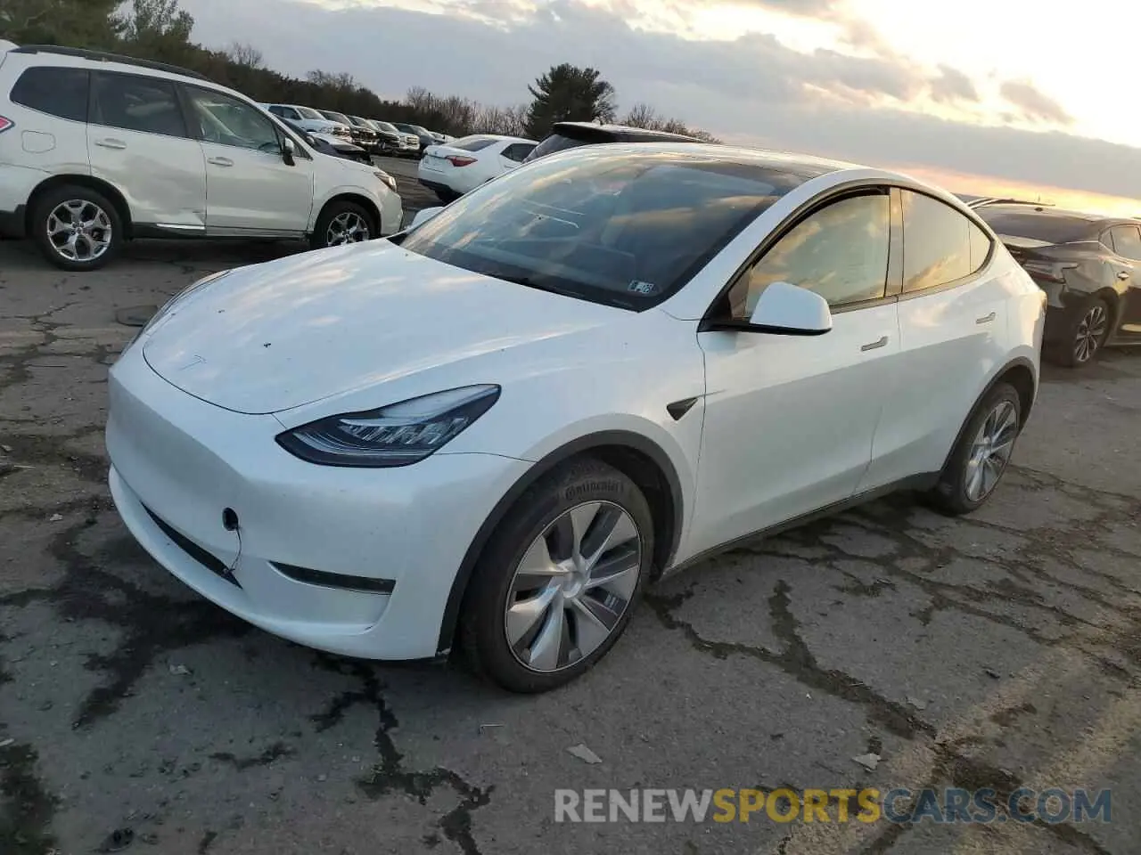 1 Фотография поврежденного автомобиля 7SAYGDEE0PA056087 TESLA MODEL Y 2023