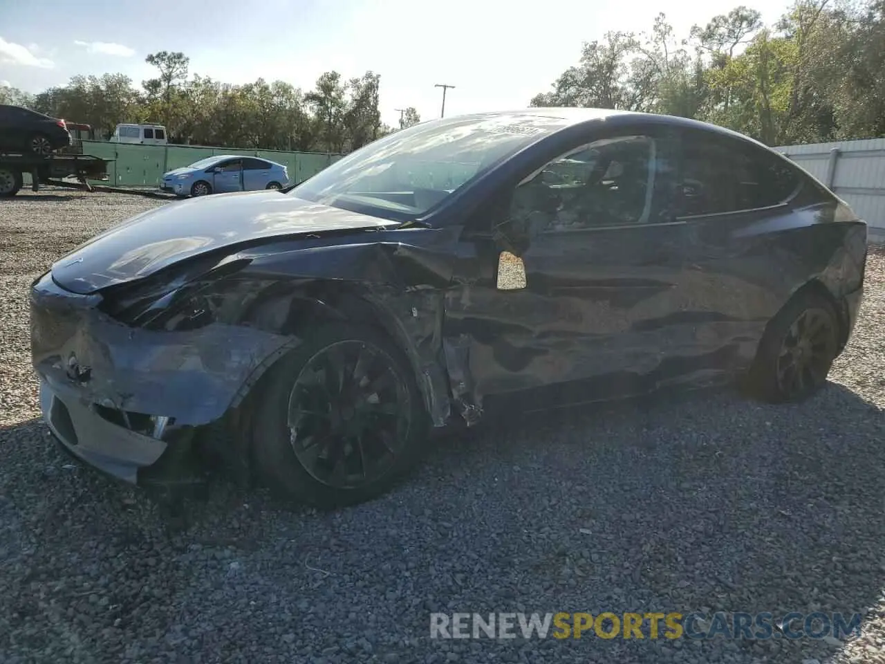 1 Фотография поврежденного автомобиля 7SAYGDEE0PA056932 TESLA MODEL Y 2023