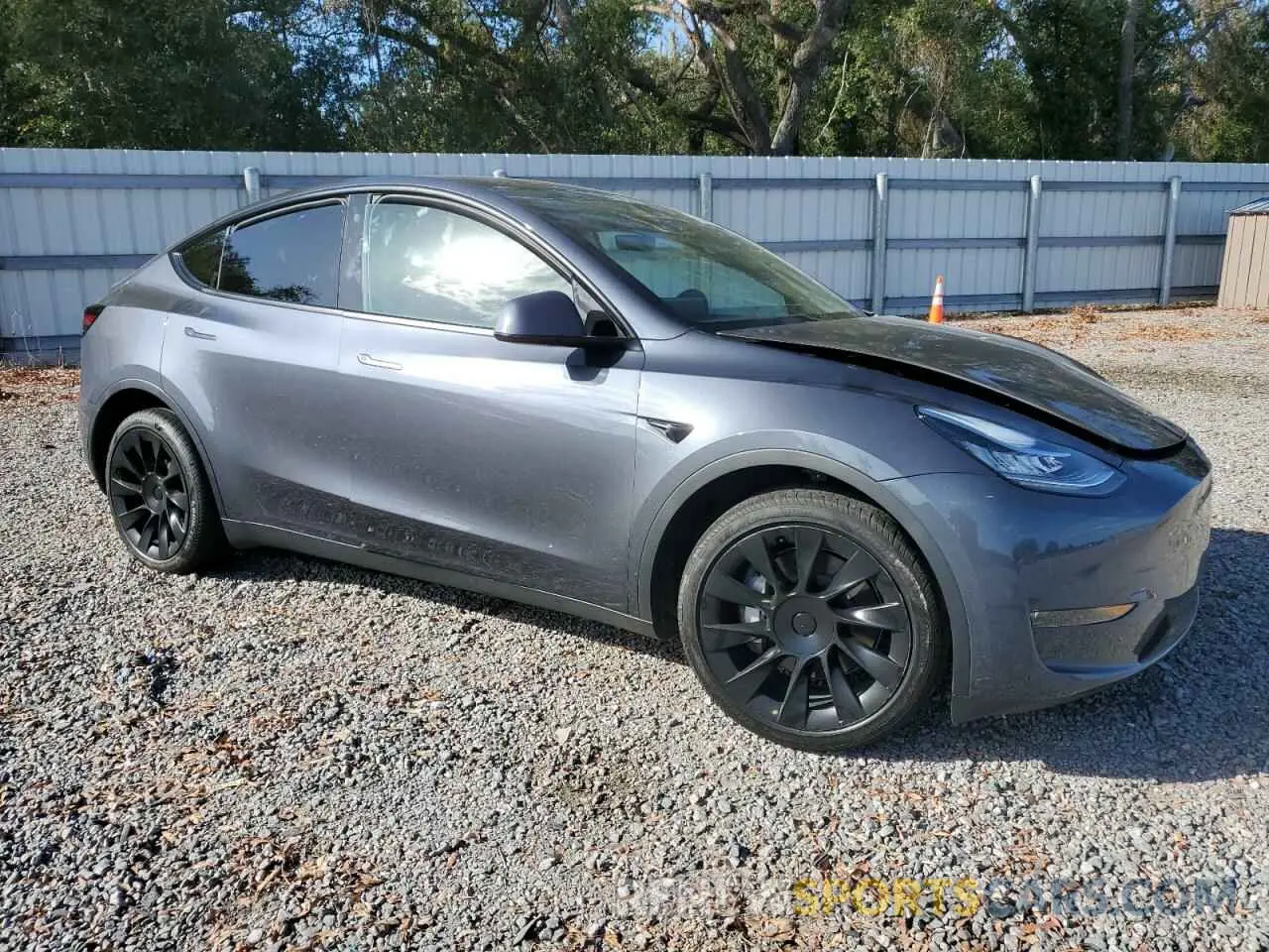 4 Фотография поврежденного автомобиля 7SAYGDEE0PA056932 TESLA MODEL Y 2023