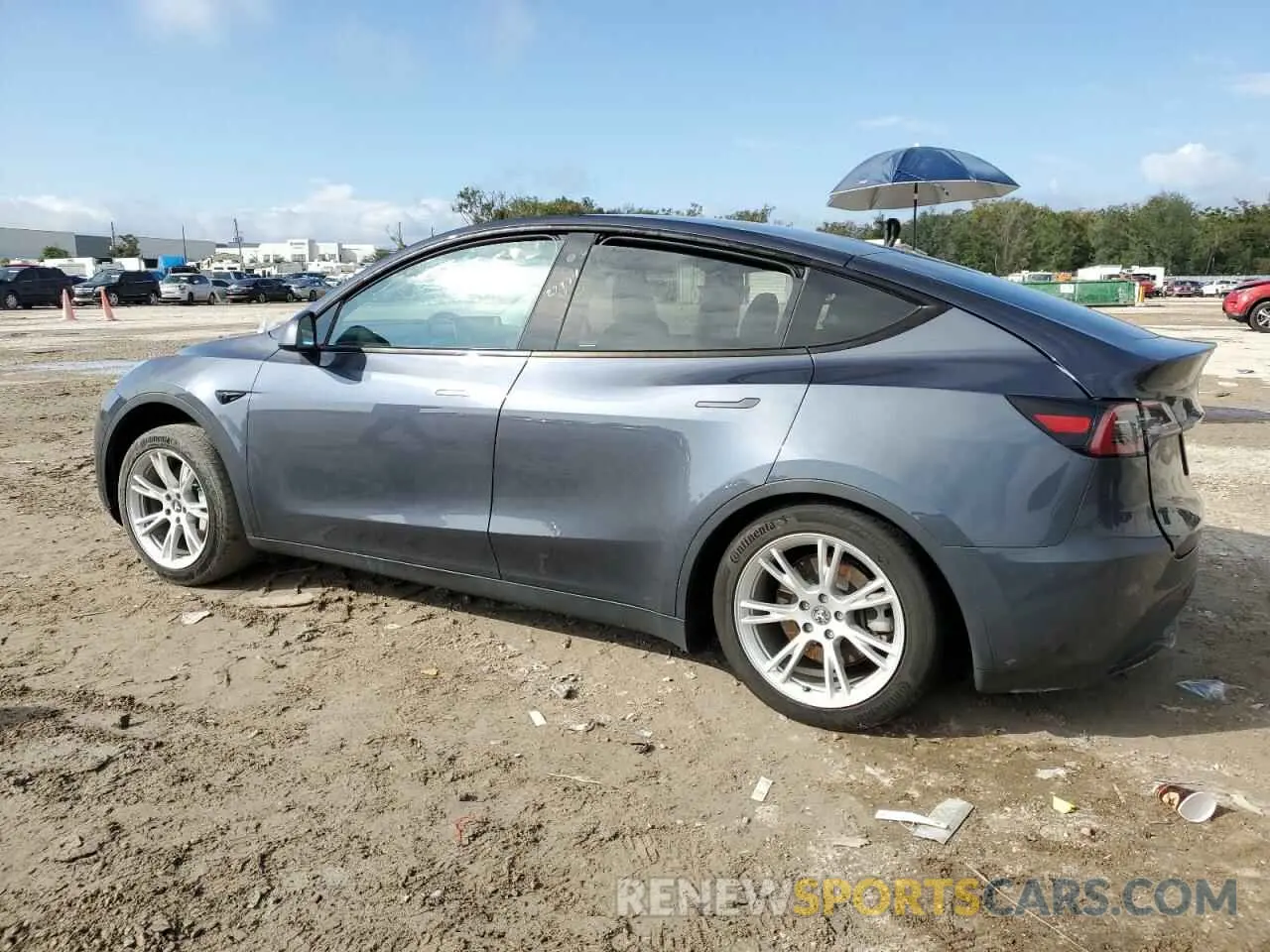 2 Photograph of a damaged car 7SAYGDEE0PA061158 TESLA MODEL Y 2023