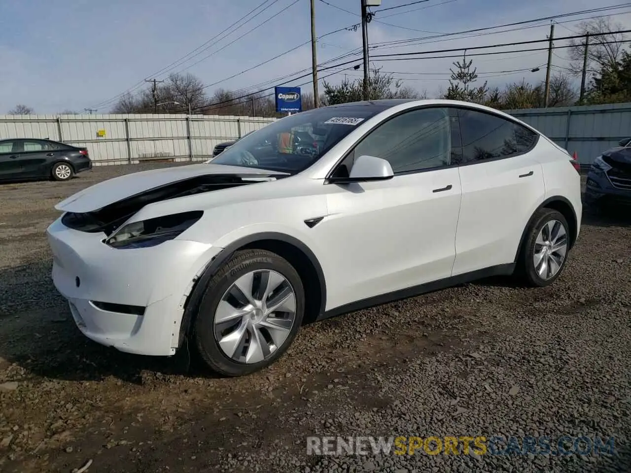 1 Фотография поврежденного автомобиля 7SAYGDEE0PA065923 TESLA MODEL Y 2023