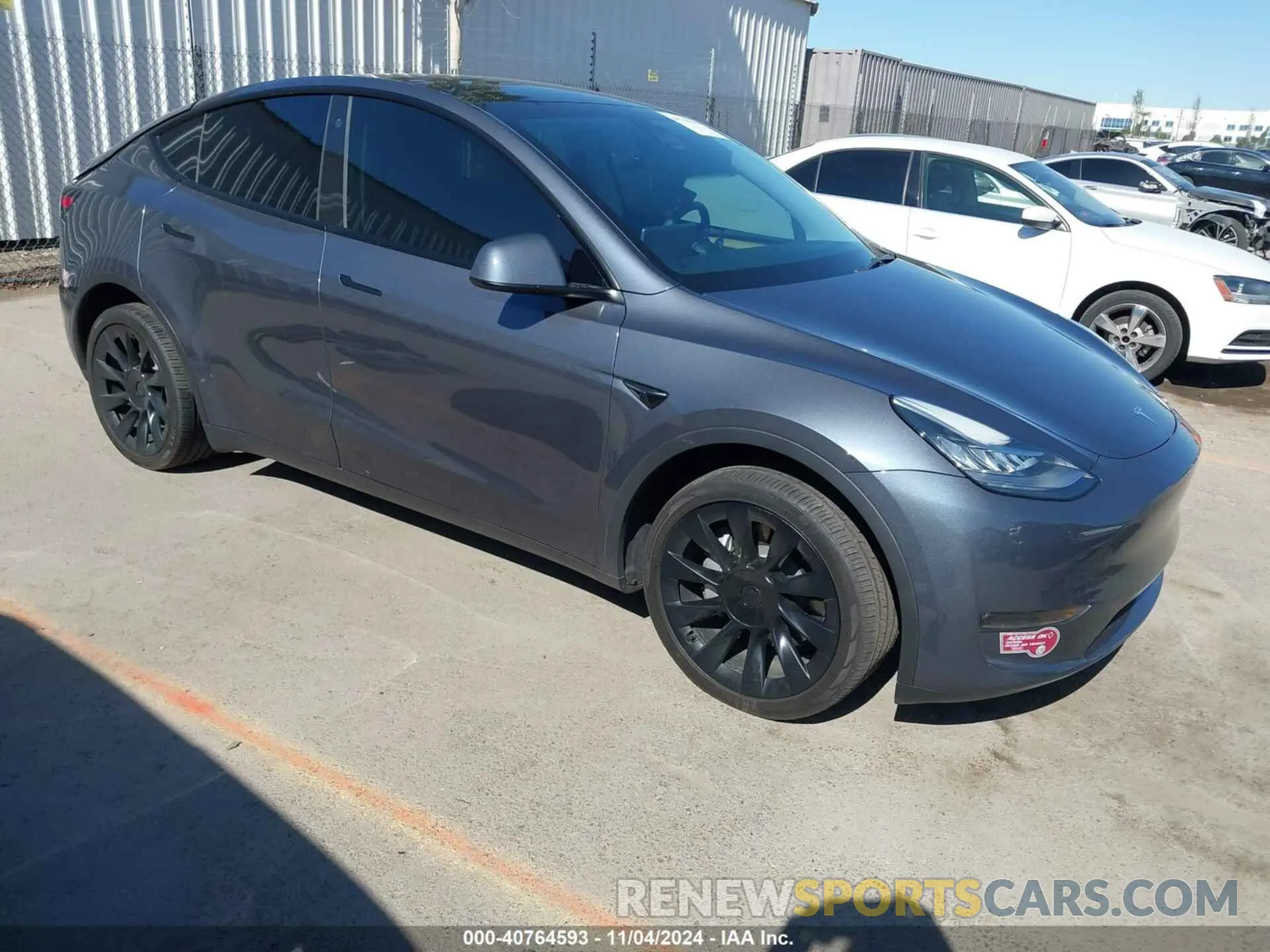 1 Фотография поврежденного автомобиля 7SAYGDEE0PA082169 TESLA MODEL Y 2023