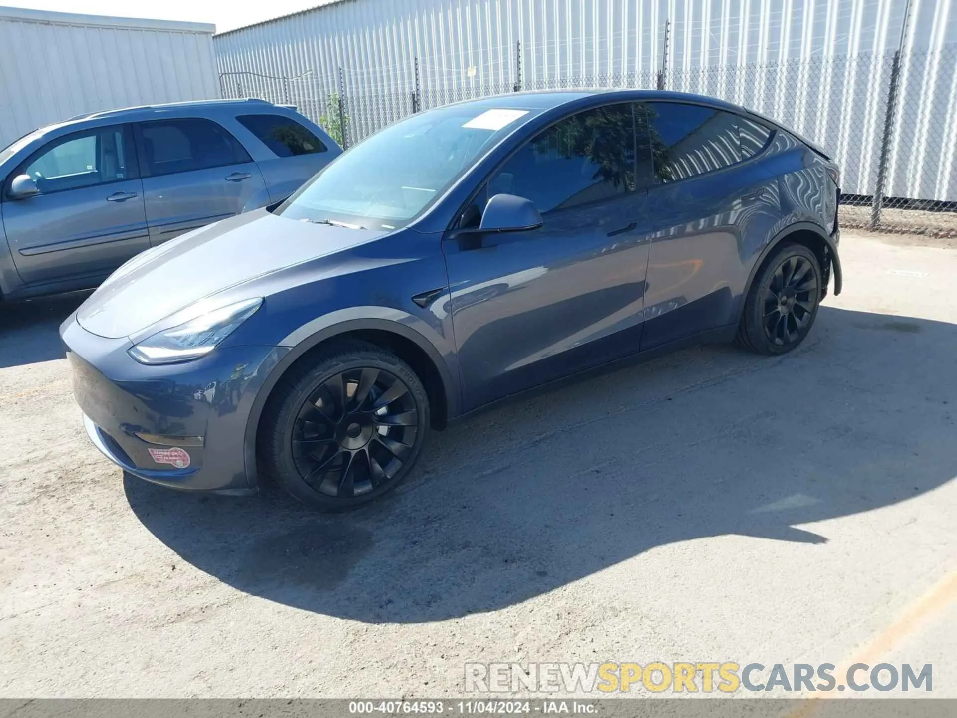 2 Фотография поврежденного автомобиля 7SAYGDEE0PA082169 TESLA MODEL Y 2023
