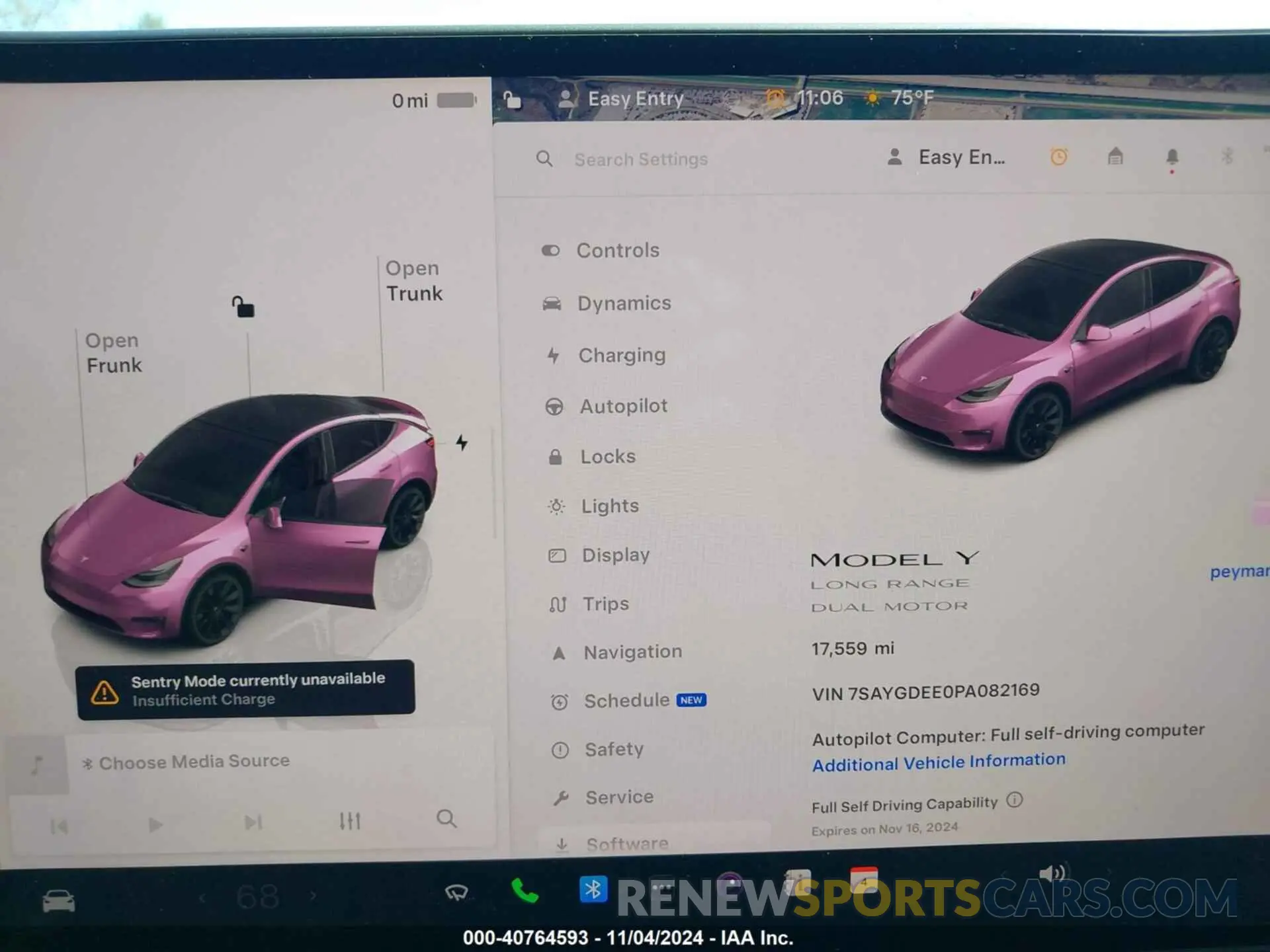 7 Фотография поврежденного автомобиля 7SAYGDEE0PA082169 TESLA MODEL Y 2023