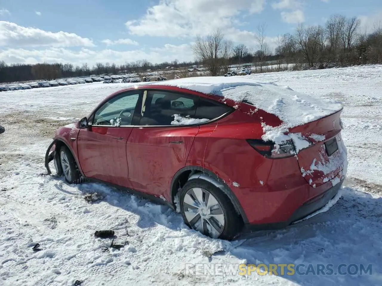 2 Фотография поврежденного автомобиля 7SAYGDEE0PA086738 TESLA MODEL Y 2023