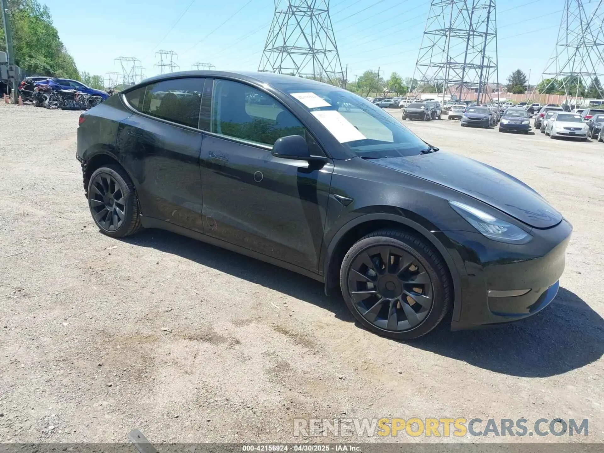 1 Фотография поврежденного автомобиля 7SAYGDEE0PA111430 TESLA MODEL Y 2023
