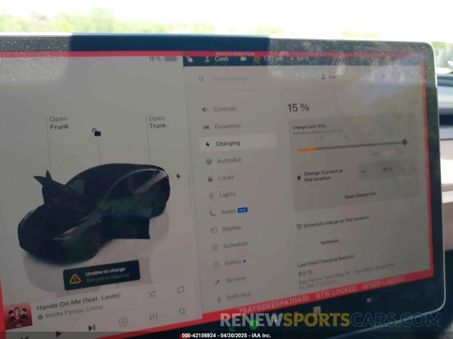 18 Фотография поврежденного автомобиля 7SAYGDEE0PA111430 TESLA MODEL Y 2023