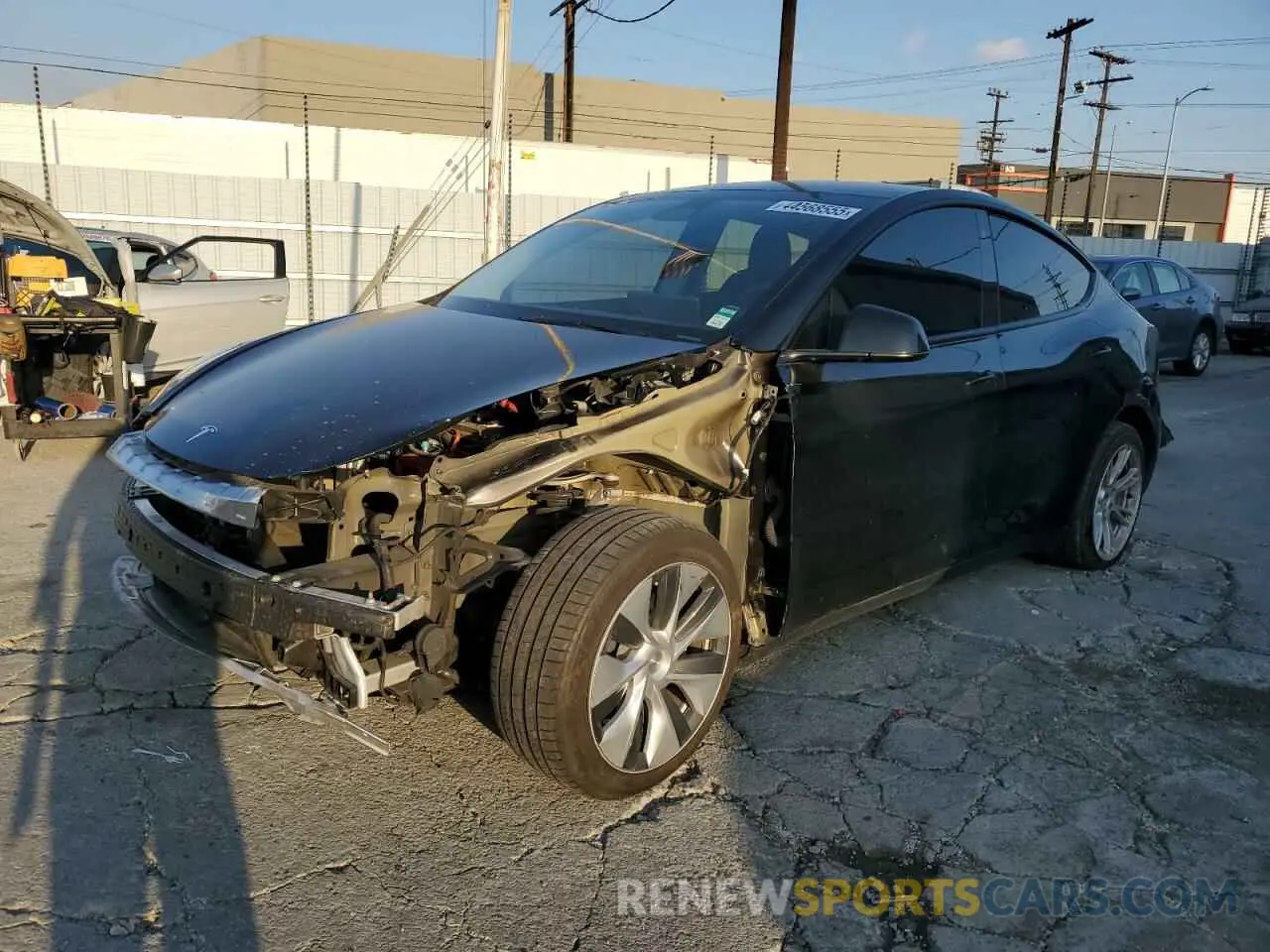 1 Фотография поврежденного автомобиля 7SAYGDEE0PA114201 TESLA MODEL Y 2023