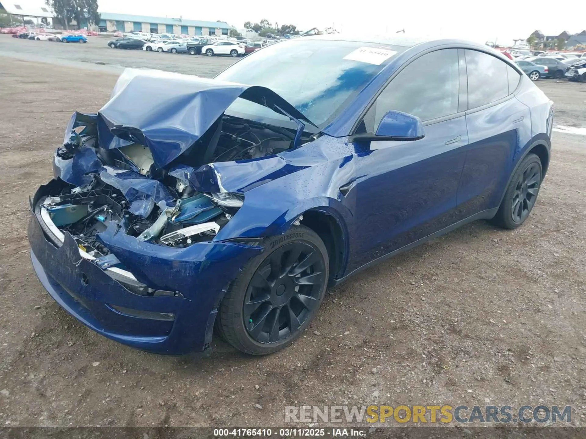 2 Photograph of a damaged car 7SAYGDEE0PA116918 TESLA MODEL Y 2023