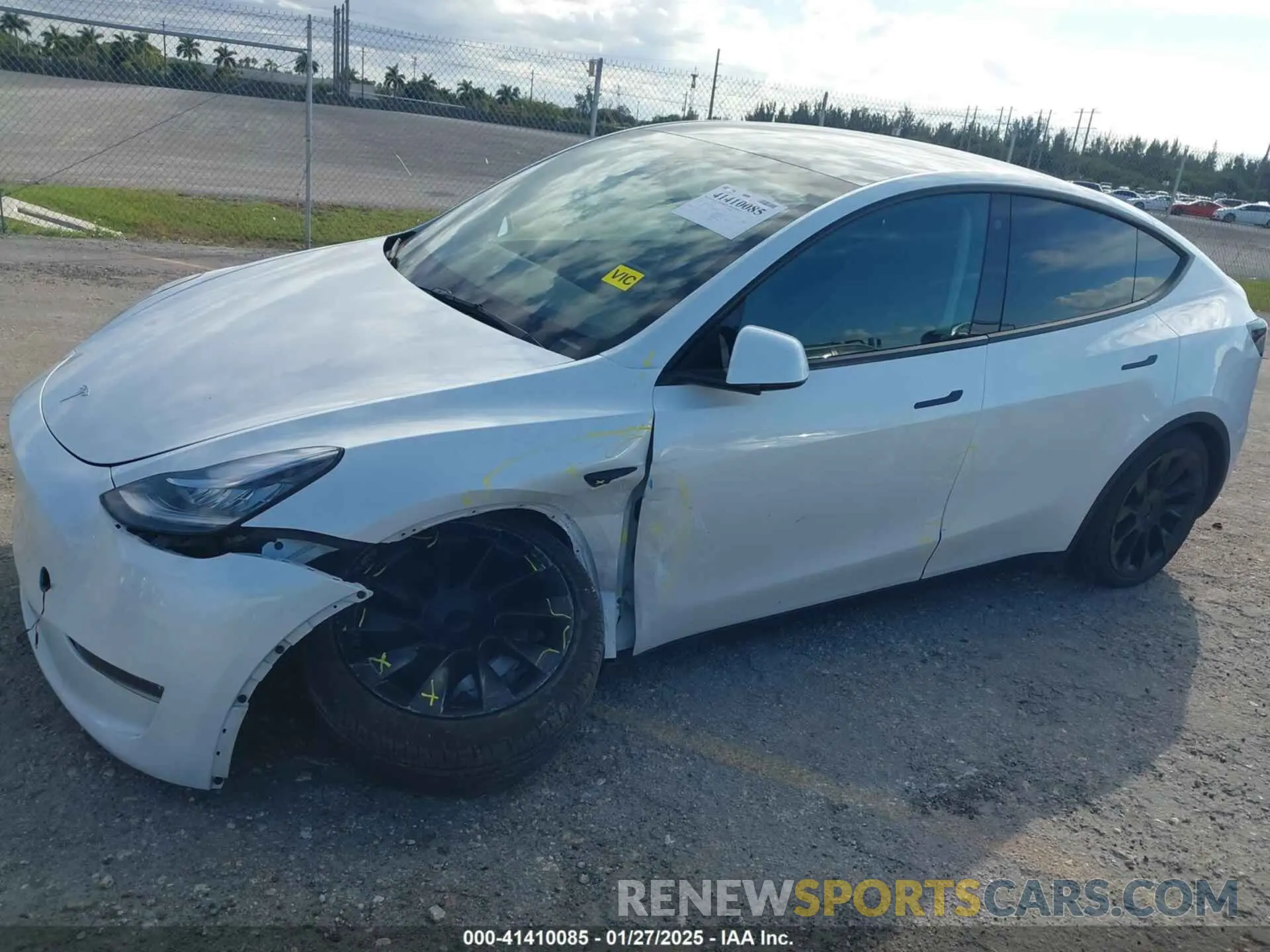 6 Фотография поврежденного автомобиля 7SAYGDEE0PA128888 TESLA MODEL Y 2023