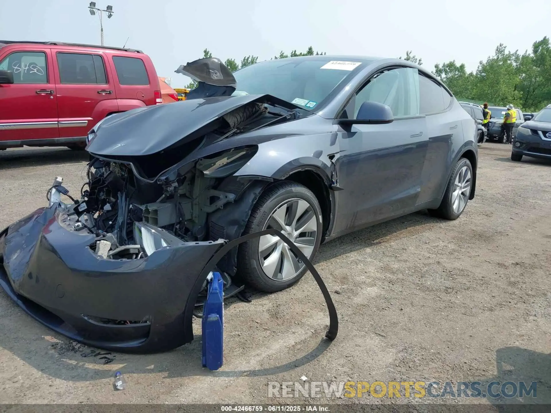 2 Photograph of a damaged car 7SAYGDEE0PA129376 TESLA MODEL Y 2023