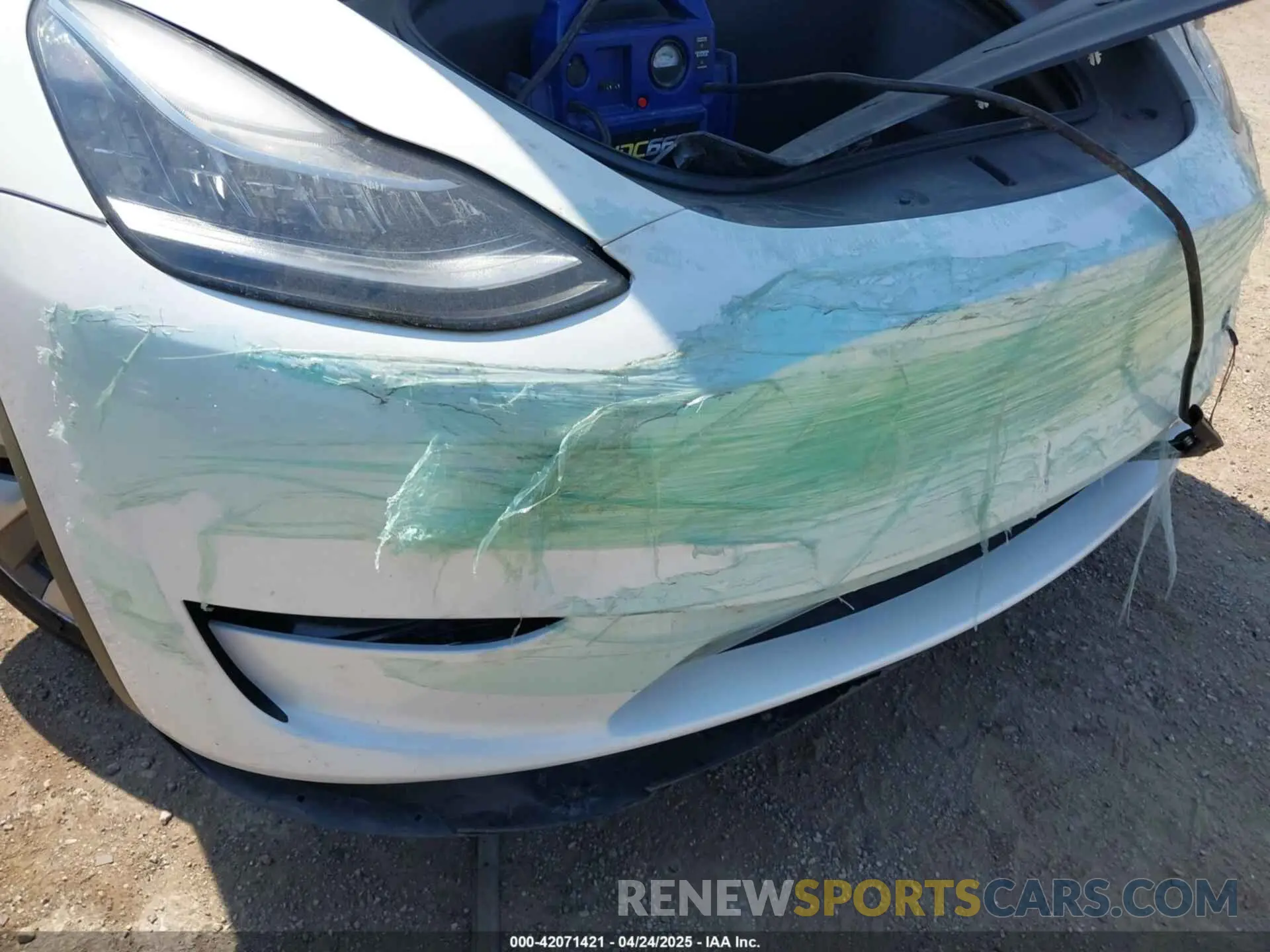 6 Фотография поврежденного автомобиля 7SAYGDEE0PA130057 TESLA MODEL Y 2023