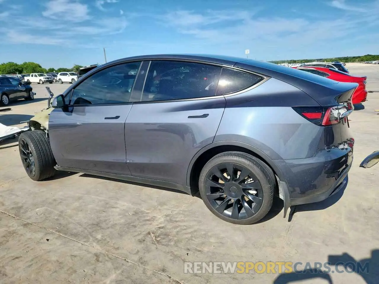 2 Фотография поврежденного автомобиля 7SAYGDEE0PA152477 TESLA MODEL Y 2023