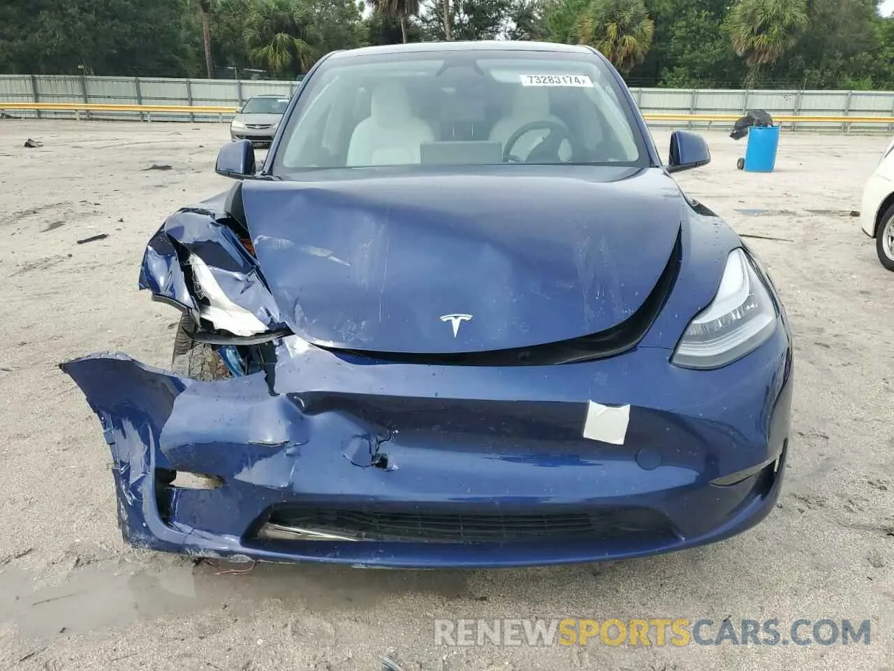 5 Фотография поврежденного автомобиля 7SAYGDEE0PA153144 TESLA MODEL Y 2023