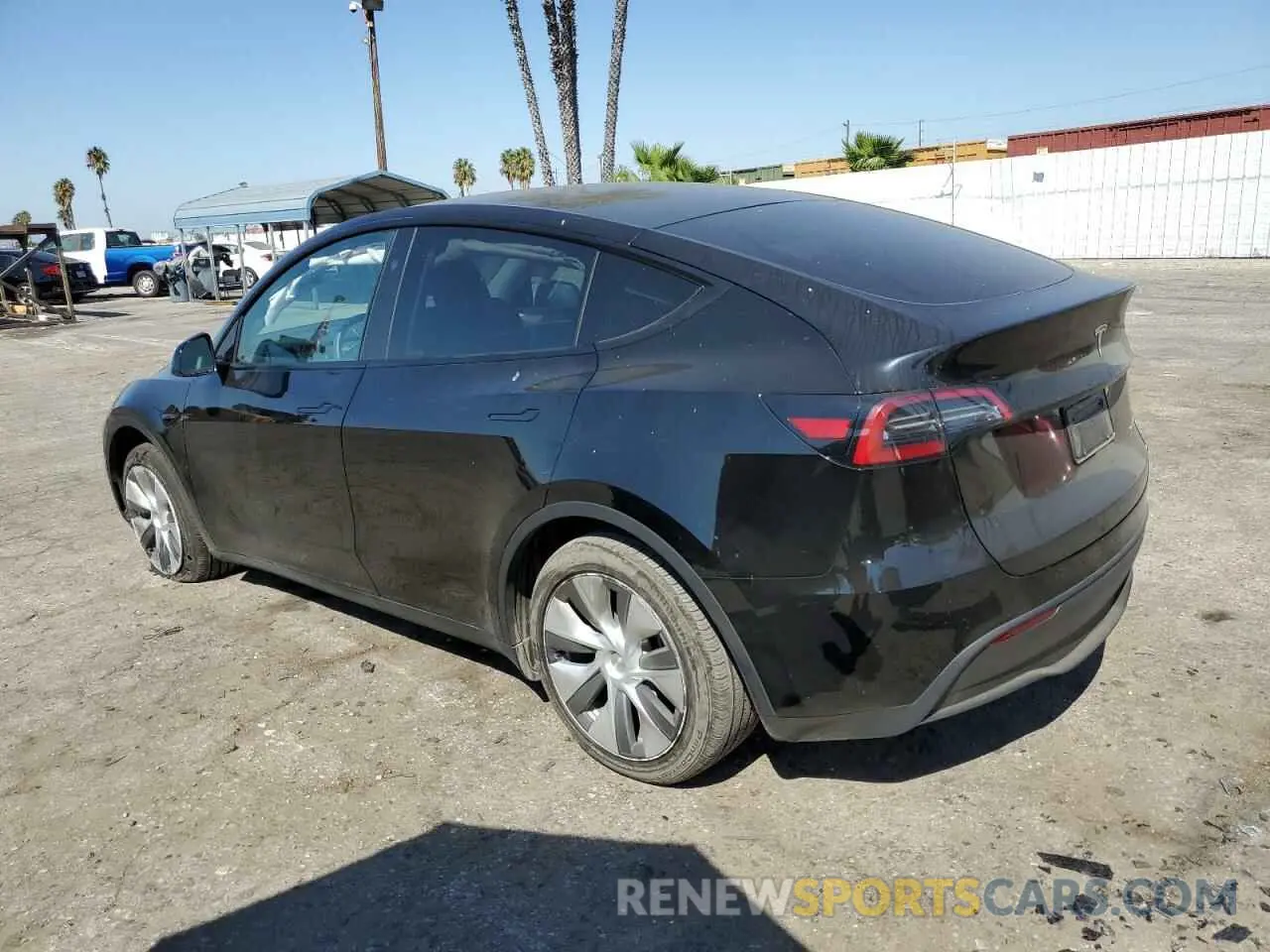2 Фотография поврежденного автомобиля 7SAYGDEE0PA167786 TESLA MODEL Y 2023